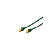 Patch cord S/FTP 6a lanko Cu LSZH zelená 2m 26AWG