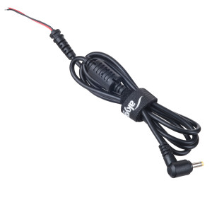 Kabel 2x0,5mm2 vodiče,DC 4,0/1,7 zástrčka úhlový černá 1,2m