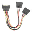 Kabel: SATA SATA vidlice,zástrčka SATA typu L x2 0,5m