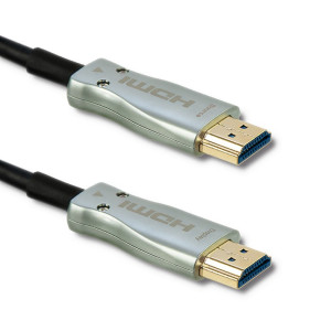 Kabel HDMI 2.0,optický HDMI vidlice,z obou stran 30m černá