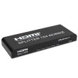 Přechod: rozbočovač HDCP 2.2,HDMI 2.0 PnP,Ultra HD 4K černá
