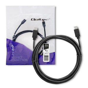 Kabel USB 3.1 USB C vidlice,z obou stran 2,5m černá