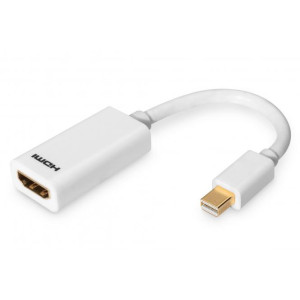 Adaptér DisplayPort 1.1a,HDCP 1.3 0,15m bilá