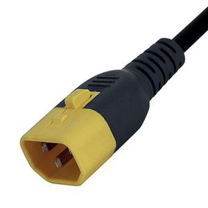 Kabel 3x0,75mm2 IEC C13 zásuvka,IEC C14 vidlice PVC 1,2m