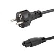 Kabel 3x0,75mm2 CEE 7/7 (E/F) vidlice,IEC C5 zásuvka PVC 2m