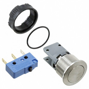 Přepínač: odolný vandalům pol: 2 SPDT 10A/250VAC ON-(ON)