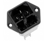 Konektor IEC 60320,napájecí AC KEA C14 (E),2x pojistka 10A