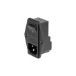 Konektor IEC 60320,napájecí AC C14 (E) zásuvka vidlice 10A