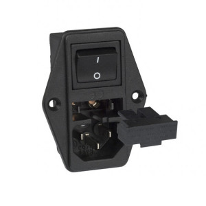 Konektor IEC 60320,napájecí AC 6765 zásuvka vidlice 10A