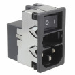Konektor napájecí AC zásuvka vidlice 6A 250VAC fastony 4,8mm
