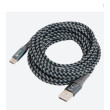 USB-C kabel opletený verze 2.0 černo/šedý 3m