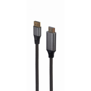 Kabel DisplayPort 1.1,HDMI 2.0 1,8m černá 28AWG