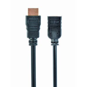 Kabel HDMI 2.0 HDMI zásuvka,HDMI vidlice 3m černá 30AWG