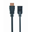 Kabel HDMI 2.0 HDMI zásuvka,HDMI vidlice 4,5m černá 30AWG
