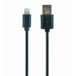 Kabel USB 2.0 vidlice Apple Lightning,USB A vidlice 1m černá