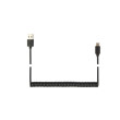 Kabel kroucený,USB 2.0 USB A vidlice,USB C vidlice zlacený