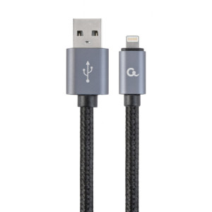 Kabel USB 2.0 vidlice Apple Lightning,USB A vidlice zlacený