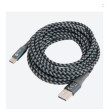 USB C - USB C kabel propojovací černo / šedý 1.5m