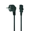 Kabel 3x1mm2 CEE 7/7 (E/F) úhlová vidlice,IEC C13 zásuvka
