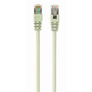 Patch cord F/UTP 5e lanko CCA PVC šedá 1m 26AWG Økab: 5,3mm