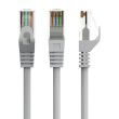 Patch cord U/UTP 6 lanko CCA PVC šedá 0,25m 26AWG Økab: 6,2mm