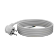 Kabel 3x1,5mm2 CEE 7/7 (E/F) úhlová vidlice,vodiče PVC 3,5m