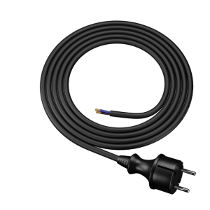 Kabel 2x1,5mm2 CEE 7/17 (C) vidlice,vodiče guma 2m černá 16A