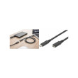 Kabel USB 2.0 USB C zásuvka,USB C vidlice niklovaný 1,5m