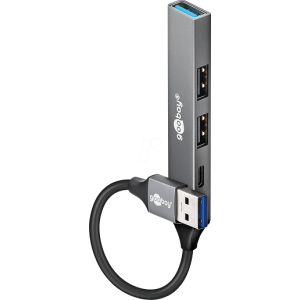 Hub USB USB A zásuvka x3,USB A vidlice,USB C zásuvka PnP