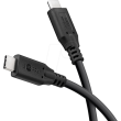 Kabel USB 3.2 USB C vidlice,z obou stran 0,5m černá 10Gbps