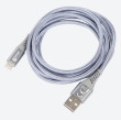 USB APPLE datový a nabíjecí kabel stříbrný 1.5m