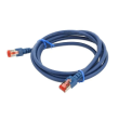 Patch cord S/FTP 6 lanko Cu LSZH modrá 2m 27AWG