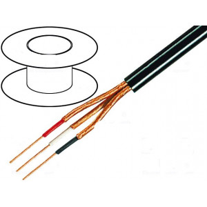 Kabel mikrofonní kulatý licna OFC 5x0,14mm2 PVC