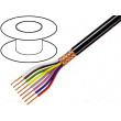 Kabel 8x0,35mm2 PVC FirestoP® černá 49V
