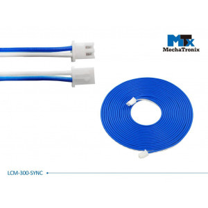 Kabel z obou stran, XHP-2 modrá/bílá 3m Druh: UL1007 22AWG