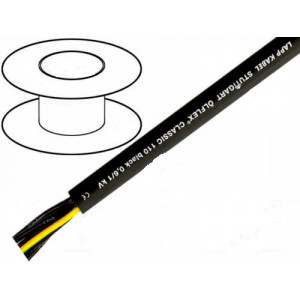 Kabel ÖLFLEX® CLASSIC 110 BLACK licna CU 2x0,75mm2 PVC černá