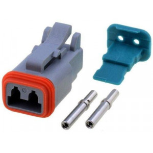 Konektor: vodič-vodič AT zásuvka zástrčka na kabel PIN: 2 13A