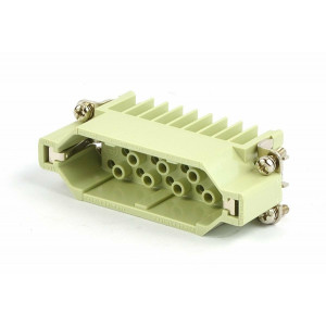 Konektor: HDC kontaktní vložka vidlice Han® D PIN: 25 25+PE