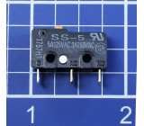 Mikrospínač SNAP ACTION bez páčky SPDT 5A/125VAC ON-(ON)