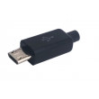 Konektor USB B micro hladký rozebíratelný na kabel