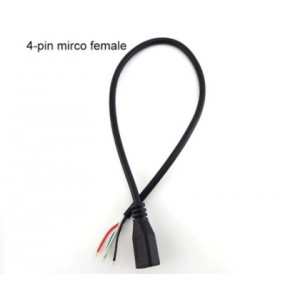 Micro USB koknektor samice s kabelem 30cm