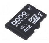 Paměťová karta průmyslová aSLC,microSDHC 4GB -25÷85°C