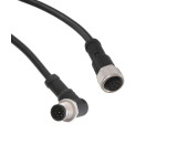 Kabel: pro snímače/automatizaci PIN: 8 s kovovou maticí 2A PUR