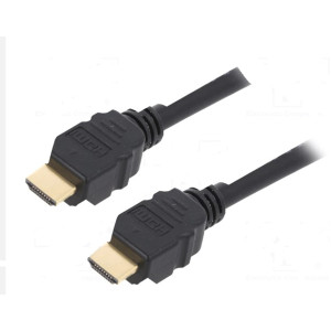 Kabel HDMI 2.1 HDMI vidlice,z obou stran 1m černá