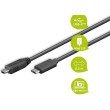 Kabel High Speed,USB 2.0,USB 3.1 0,5m černá 0,48Gbps
