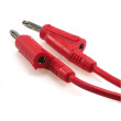 PP101-R Měřicí šňůra PVC 1m červená 20A 60VDC Průř.vod:1mm2