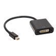 Adaptér mini DisplayPort vidlice,DVI-I (24+5) zásuvka 0,15m