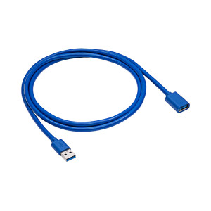 Kabel USB 3.0 USB A zásuvka,USB A vidlice niklovaný 1,8m