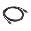 Kabel USB 3.1 USB A vidlice,USB C vidlice niklovaný 1,8m