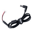 Kabel 3x0,5mm2 vodiče,DC 7,4/5,0 zástrčka úhlový černá 1,2m